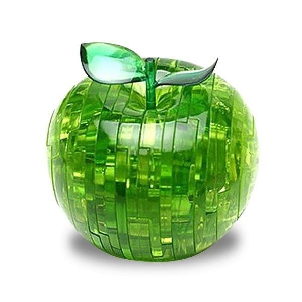 Crystal Effect 3D Puzzle In the Shape of a Red Apple