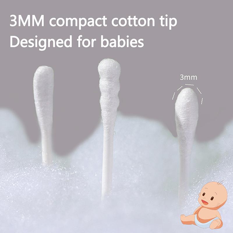 200 шт. двойные одноразовые ватные палочки для макияжа, носа, ушей, чистящие безворсовые ватные палочки для ухода за ушами, тампоны для ухода за детьми