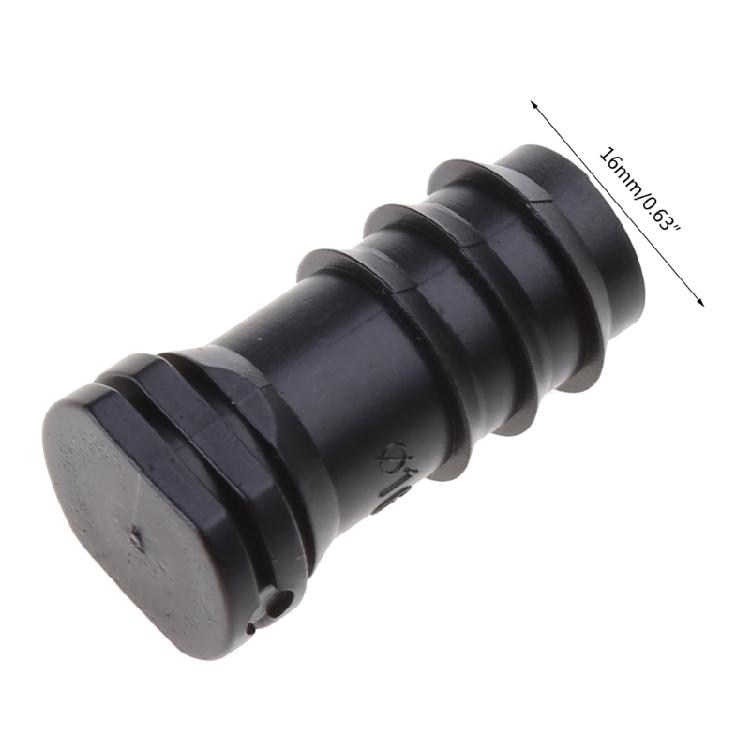 Pack of 10 16mm Pipe Barbed Caps Garden Hose Connectors Screw Connectors Plugs