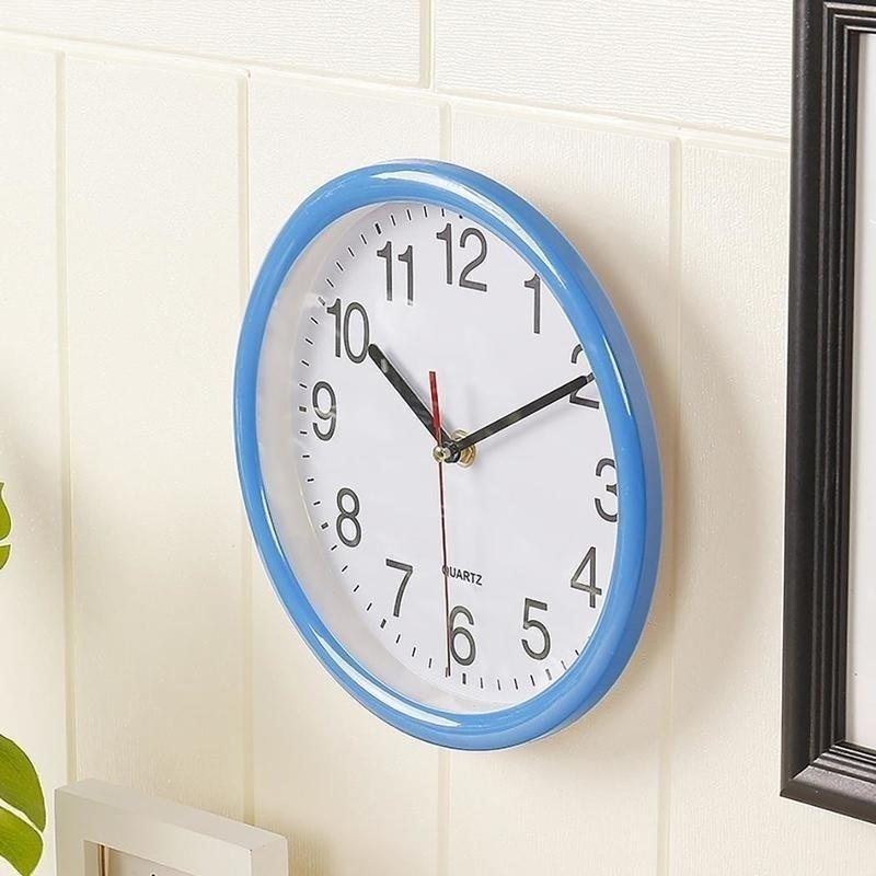 Круглые игольчатые цифровые домашние часы, модные бесшумные круглые настенные часы для гостиной, кварцевые декоративные часы для дома, стеклянные