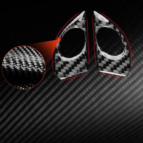 Carbon Fiber Steering Wheel Switch Trim for Toyota Celica 2000-2005