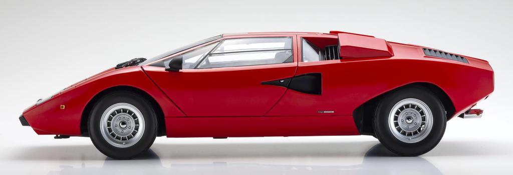 Kyosho Original Lamborghini Countach LP400 Завершенный продукт (красный)