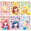 6 упаковок Make A Face Детские наклейки для смены лица принцессы Креветки Кожа Мультфильм Развивающая игрушка Наклейки-головоломки