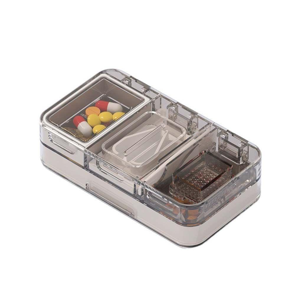 Pill Storage Accessories Mini Pill Box Medicine Pill Storage Container Mini Pill Cutter   Unisex