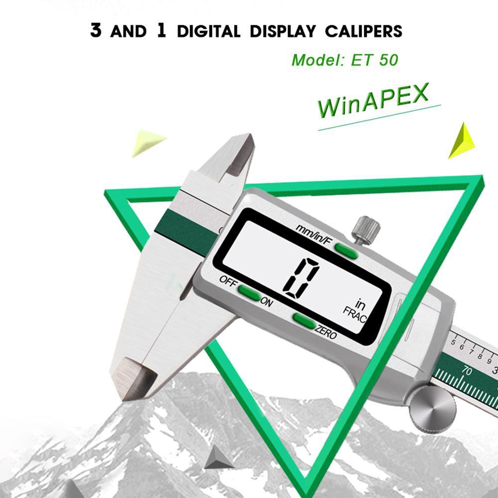 Штангенциркуль из нержавеющей стали Микрометр ЖК-цифровые измерительные инструменты