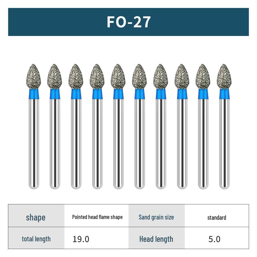 High-Speed Diamond Dental Burs for Polishing, Grinding, and Oral Care