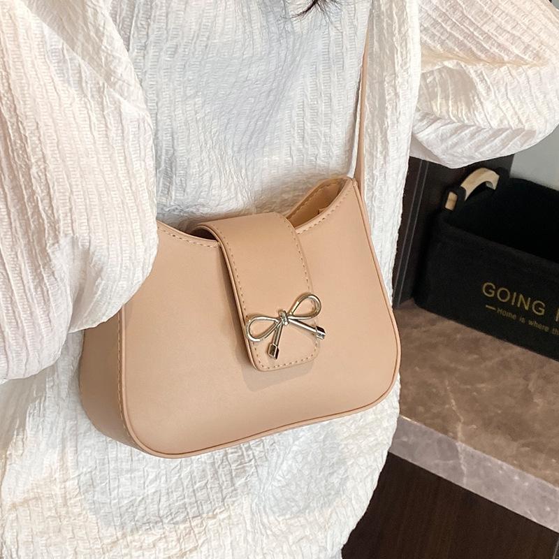 Simple Women's Bag New Korean Style Personalized One Shoulder Armpit Bag Texture Fashionable Commuter Bag Bag Armpit Bag