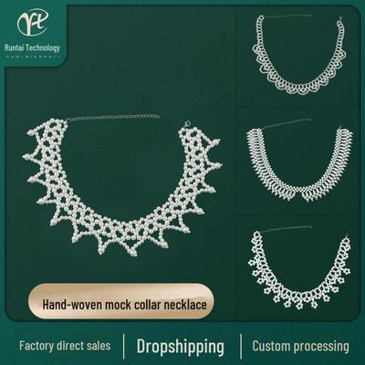 Винтажное корейское ожерелье с подвеской из жемчуга