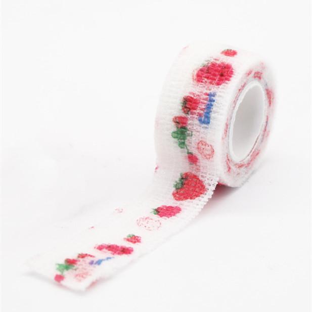 1 рулон самоклеющейся эластичной повязки, эластопласта, спортивной оберточной ленты, защитной ленты для кожи, повязок, повязок на раны, повязок для первой помощи