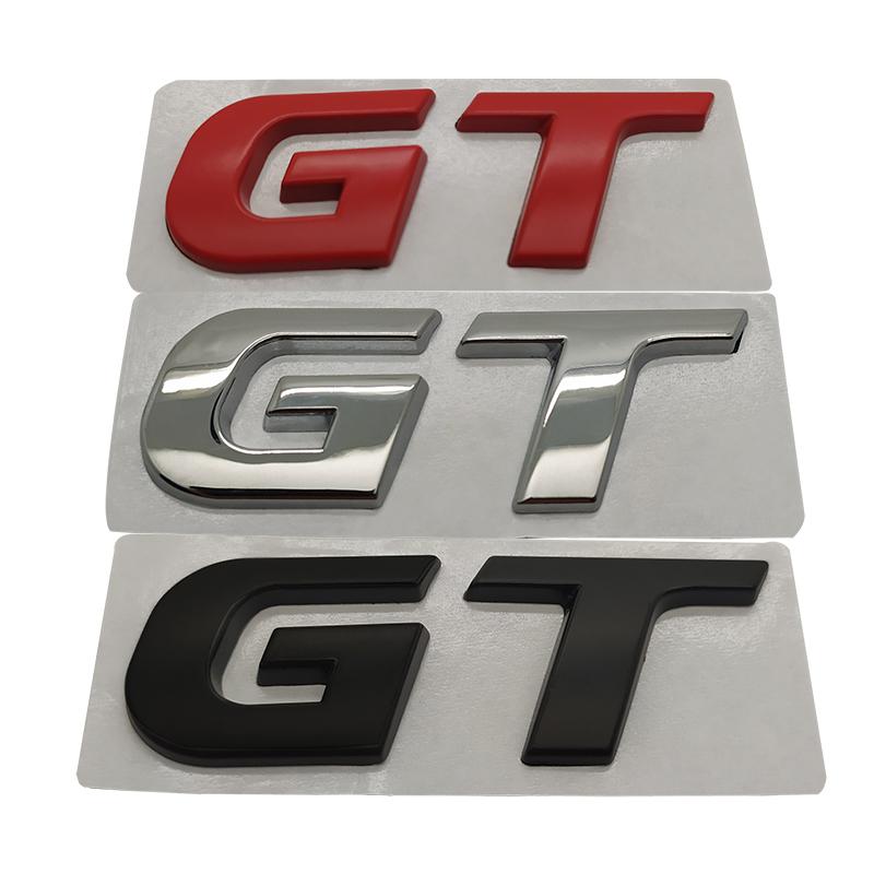 AABIO1 New Car-styling 3D metal GT SPORT Badge Emblem Sticker for Volkswagen VW Polo Passat B5 B6 B7 Golf Jetta Touareg Bora