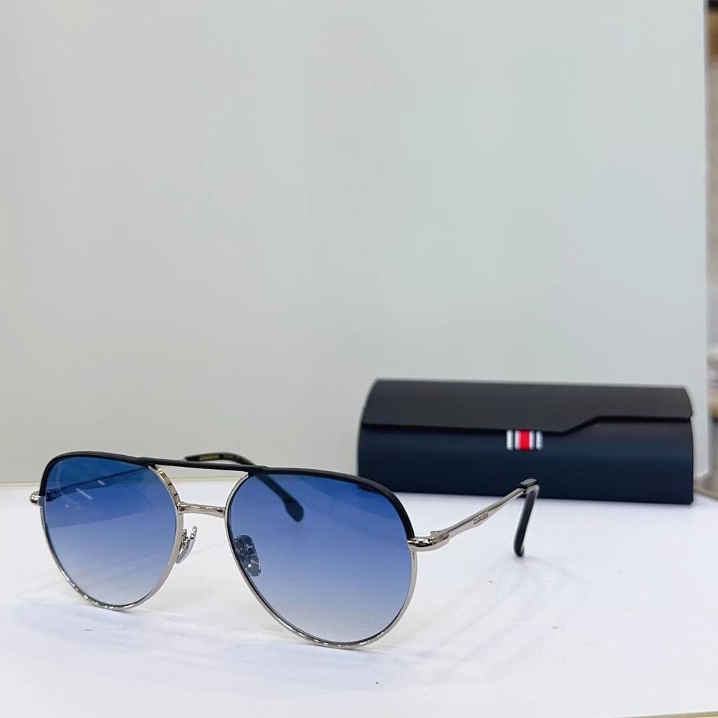 Солнцезащитные очки Carrera Quality с поляризацией Мужские в стиле ретро Металлические квадратные солнцезащитные очки для женщин Двойная переносица Для вождения Зеленые Черные Uv400