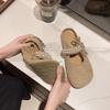 Весенне-летние баотоу полушлепанцы женские 2025 новые жемчужные на толстой подошве прохладные шлепанцы ленивые
