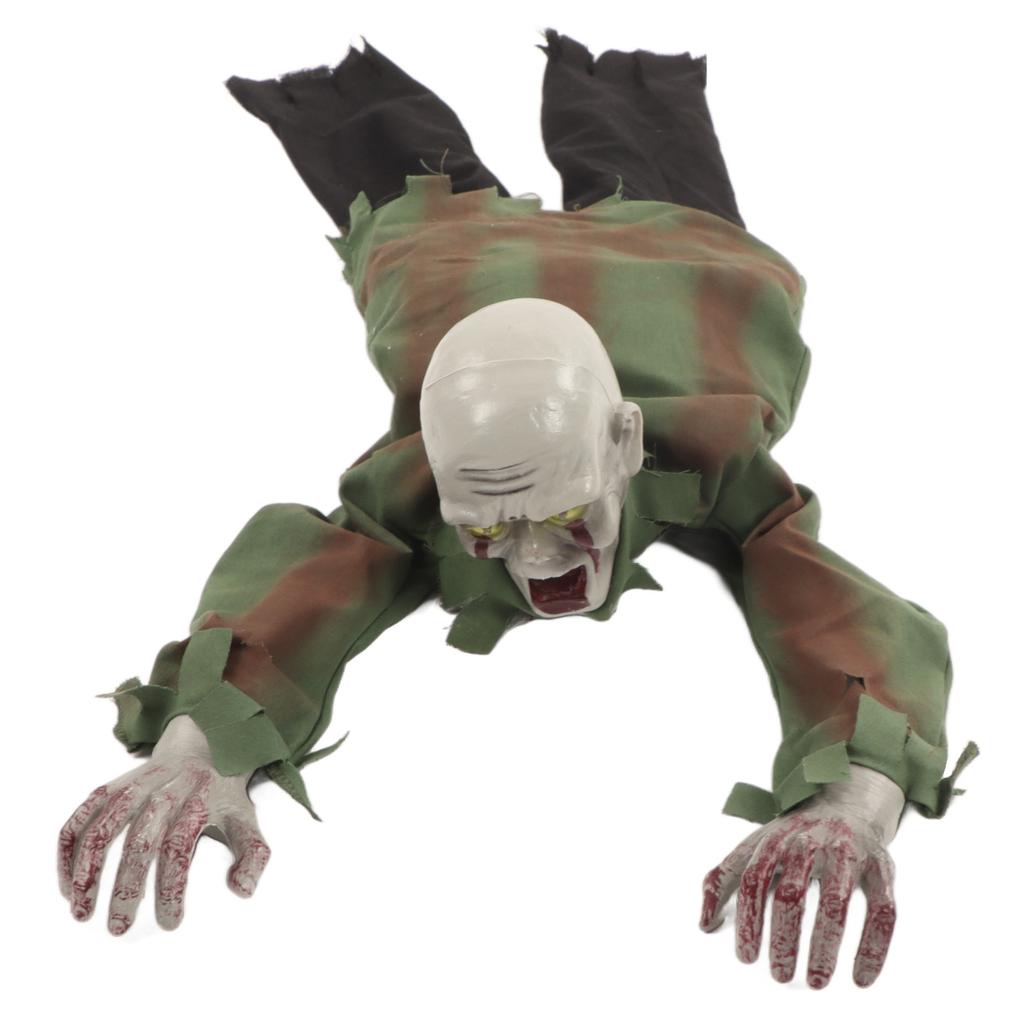 Хэллоуин ползающий призрак игрушка яркий голосовой контроль электрический призрак игрушка Хэллоуин страшный реквизит для