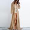 Summer Women Sexy Chiffon See-through Bikini Long Cover Up Swimsuit Swimwear Beach Dress Bathing Suit
