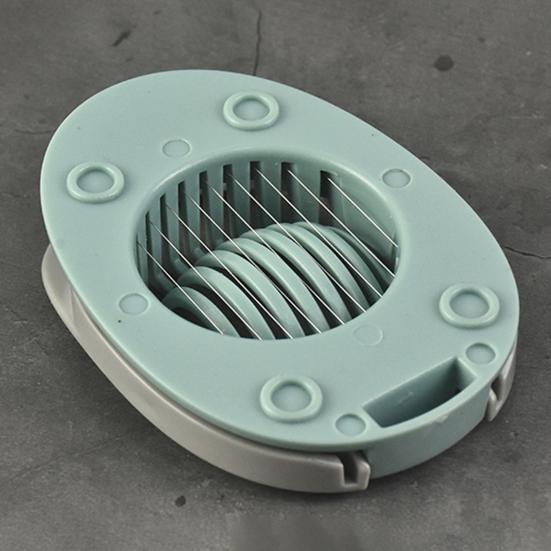 Wire Egg Slicer Stainless Steel Egg Splitter for Hard Boiled Eggs Egg Divider Egg Cutter Fruit Garnish Slicer Kitchen Gadget for Egg Salad Making