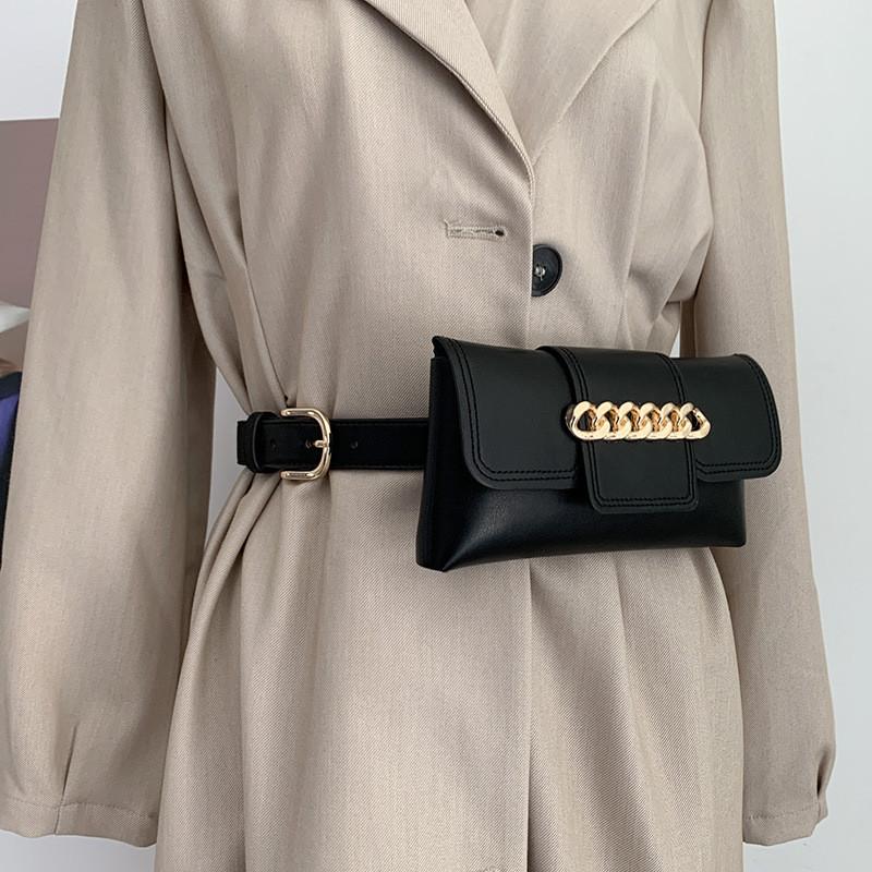 Трендовая женская поясная сумка Модная мини-сумочка для телефона и монет для повседневных прогулок