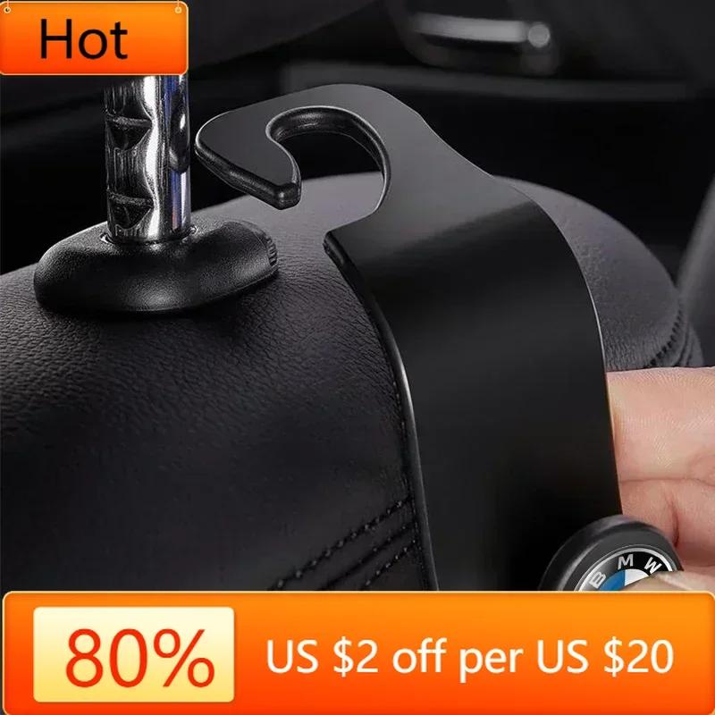 BAIK7 New 2025 E90 For BMW 1/2Pcs Auto Seat Headrest Hook Storage Hanger For BMW M M3 M5 F10 F30 F20 E28 E30 E34 E36 E39 E46 E91