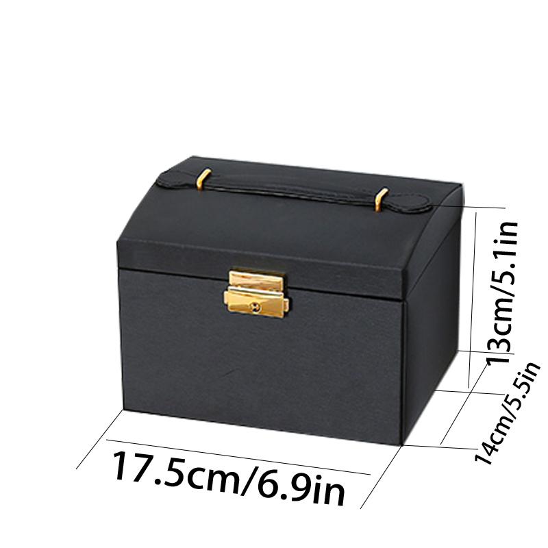 1 трехслойное жемчужное ожерелье большой емкости с бисером, браслет, коробка для колец, коробка для ожерелья, коробка для хранения часов, коробка для ювелирных изделий, сережек