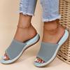 Summer Women Sandals Shoes Open Toe Shoes Woman Plus Size Sandals Ladies Party Women Shoe Slip On Female Women Slippers Footwear