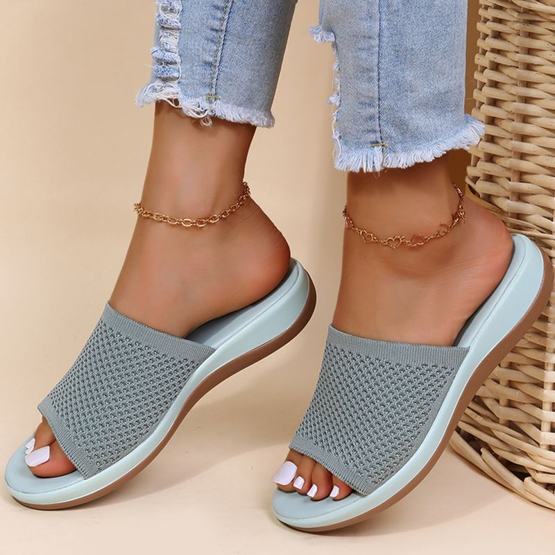 Summer Women Sandals Shoes Open Toe Shoes Woman Plus Size Sandals Ladies Party Women Shoe Slip On Female Women Slippers Footwear