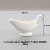 1pc Single Unit Ceramics Creamer Container White Color Ceramics Cup Pitcher  Tableware Use