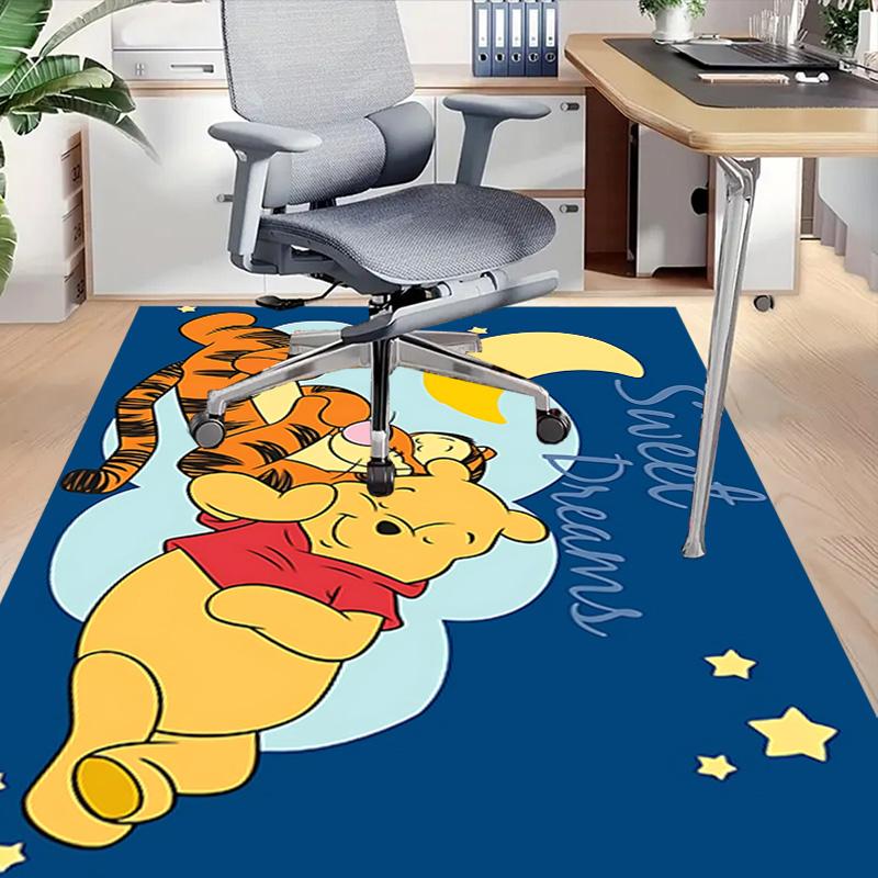 1pc Tiger Piglet Adventure Carpet for Playroom Bedroom Living Room Sofa Home Decor,kids Game Area Rug Non-slip Floor Mat Y72916