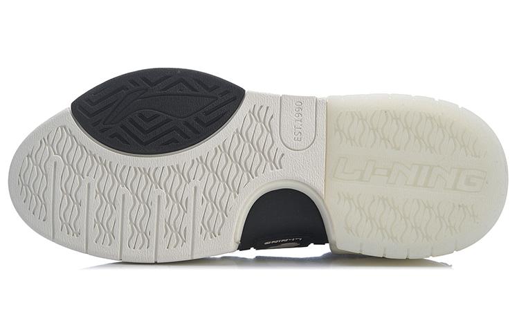 Li Ning Текстиль с волнистым рисунком, Разделенная коровья кожа Нескользящая, Износостойкая, Сбалансированная, Легкая, Дышащая Низкие AGCR213-1