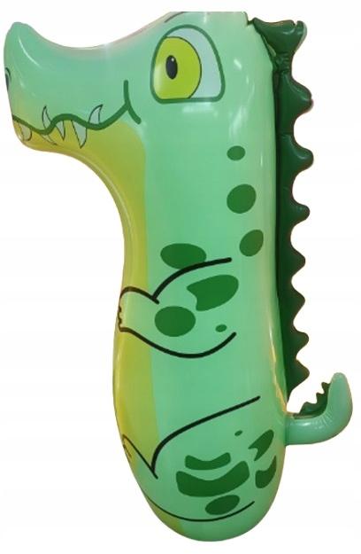 Wańka Wstańka Dmuchana Odbijak Kolorowy Dinozaur Zielony Sensoryczna Dino