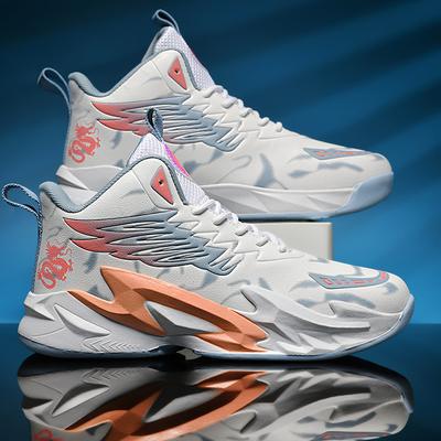 Детская спортивная обувь для мальчиков, новые баскетбольные кроссовки, цементные кроссовки для реального боя, кожаные кроссовки для бега для мальчиков