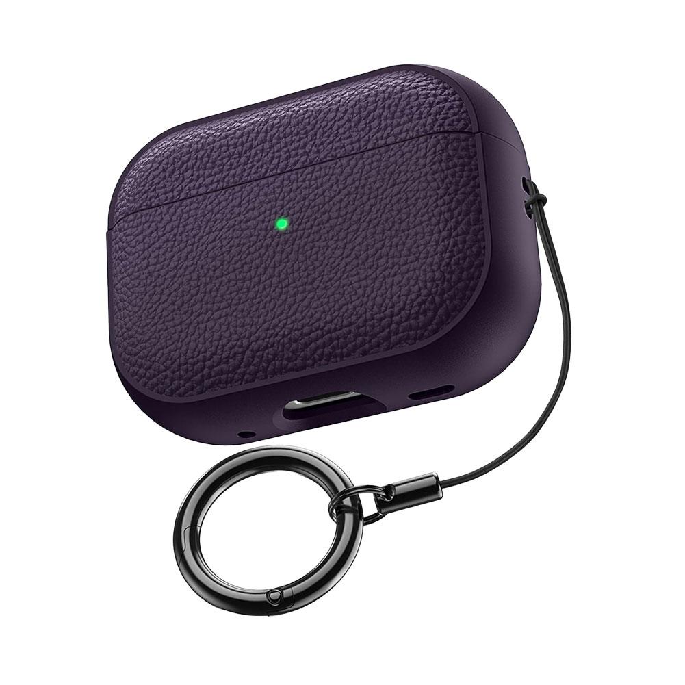 Улучшенный чехол для AirPods Pro 3 с текстурой мягкой кожи, защитный чехол, совместимый с Apple Airpods Pro 3-го поколения, беспроводная зарядка