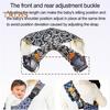 Baby Sling Carrier Great Load Bearing Adjustable Length Wide Strap Less Pressure On Shoulder Breathable Fabric Plaid Print Outdoor Walking 0-36