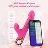 APP телескопический вибратор для сосания, сильные шлепки, женские игрушки, носимые, стимулятор клитора точки G, женский клиторальный мастурбатор, дилдо, секс-игрушки