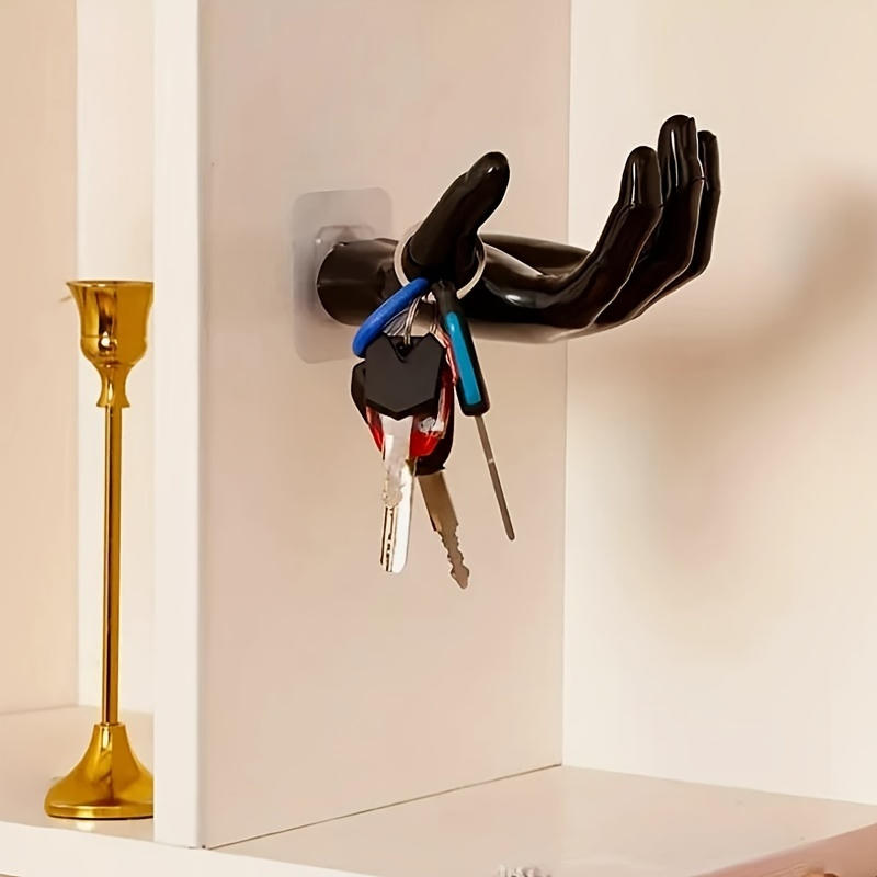 Креативная мыльница-крючок в форме ладони, дизайн в виде пальца и руки, настенные крючки-вешалки, органайзер для хранения в ванной, декоративная полка для дисплея, домашний органайзер