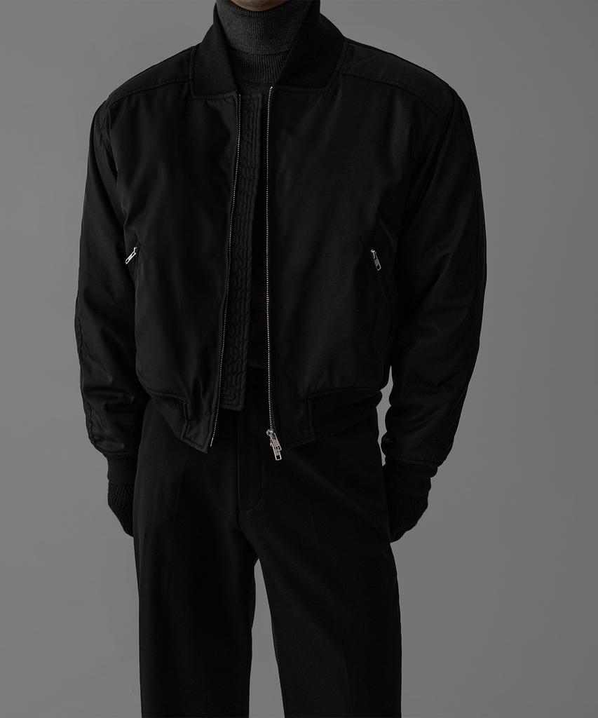 Bowlow Product Crop Heavy Ma-1 Padded Jacket [Black]