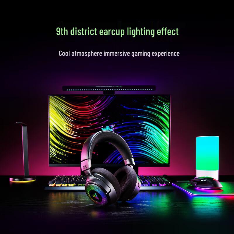 Razer Kraken V4 Tri-Mode Wireless RGB Gaming Headset