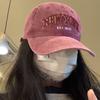 Cotton Sport Duck Tongue Cap Washable Letter Embroidery Sun Hats New York Baseball Cap  Summer