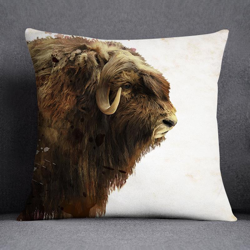 Африканские животные и звери, украшение для дома, наволочка, квадратная наволочка, украшение для дома и офиса, наволочка