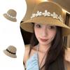 Новая ретро шляпа для женщин кружевная шляпа-бант соломенная шляпа летняя от солнца универсальная пляжная шляпа от солнца шляпа-рыбак