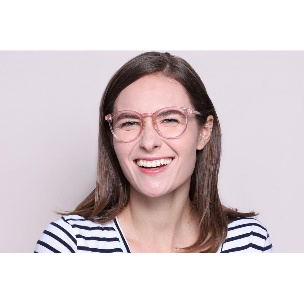 Full Rim Oval Transparent Pink Smartbuy Collection Chade Cp123c Fashion Unisex Eyeglasses