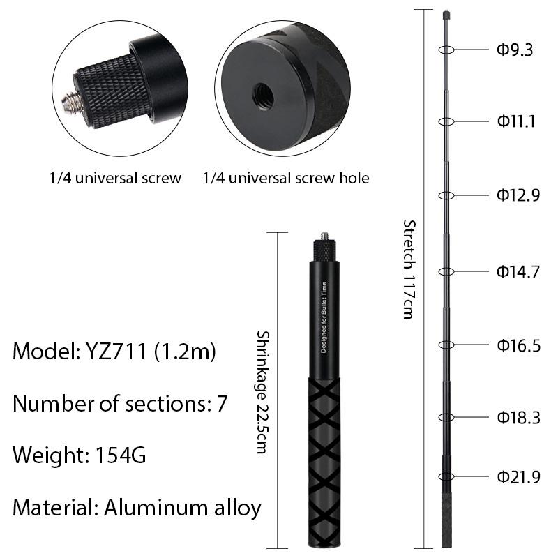 Insta360 X3 time Selfie Stick Rotary Handle Tripod Panoramic Action Camera Invisible Stick Mobile Phone Stabilizer 7