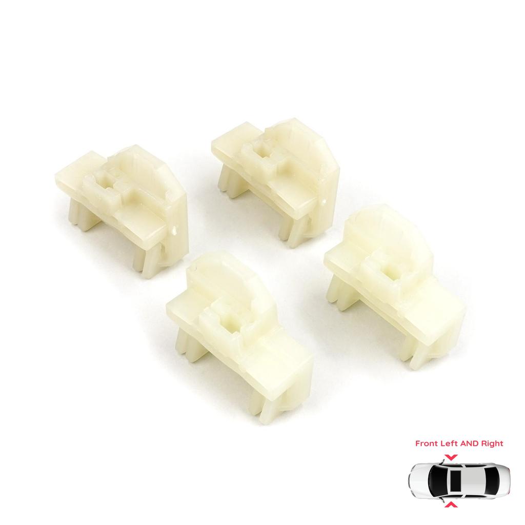 V1EWR46+V1EWR47 Window Regulator Guide Clips Front for Pontiac Grand Am Sunfire Oldsmobile Alero Cutlass Chevrolet Cavalier Malibu