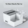 Автомобильный подлокотник, ящик для хранения вещей, многофункциональный автомобильный ящик для хранения вещей 4 в 1, подстаканник, коробка для салфеток, мусорное ведро, портативный органайзер, аксессуары для интерьера