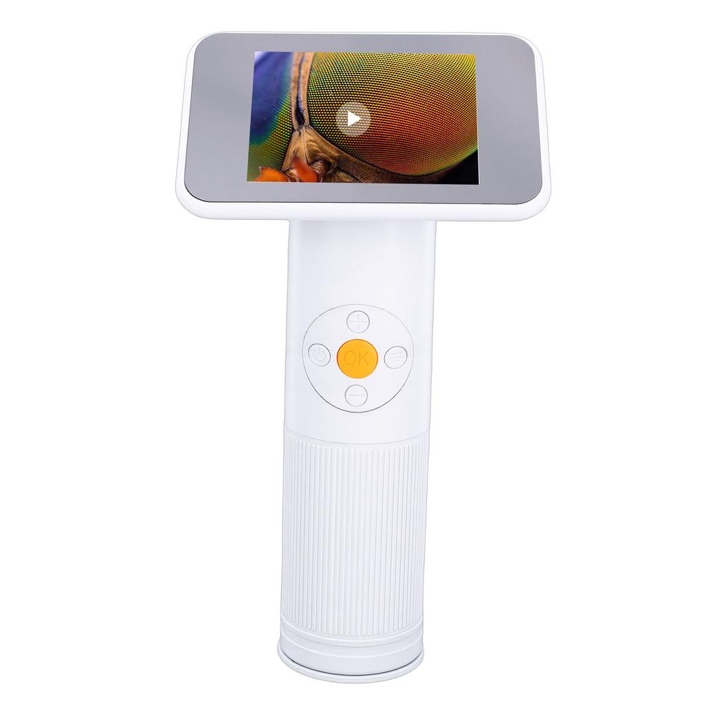 Digital Microscope, 4K 2.8in HD Screen 1600X Magnification Portable ket Microscope for Kids with Rotatable , 8 LED Lights, for Microscopic