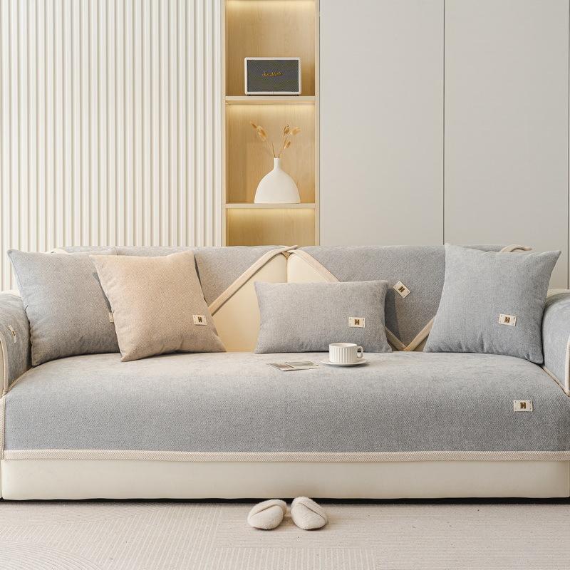 Chenier Sofa Cushion Four Seasons Universal Fabric Non-Slip Leather Sofa Simple Fashion Seat Cushion Non-Slip Cushion