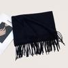 Autumn and Winter New Solid Color Scarf Imitation Cashmere Scarf Women's Warm Shawl Scarf
