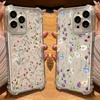 Прозрачный противоударный чехол с рисунком 'Цветы и Листья' для Motorola Moto Edge 50 Pro 70 60 Fusion Stylus G06 G24 G60 G24 G72 G86 Power G77 G56 E15