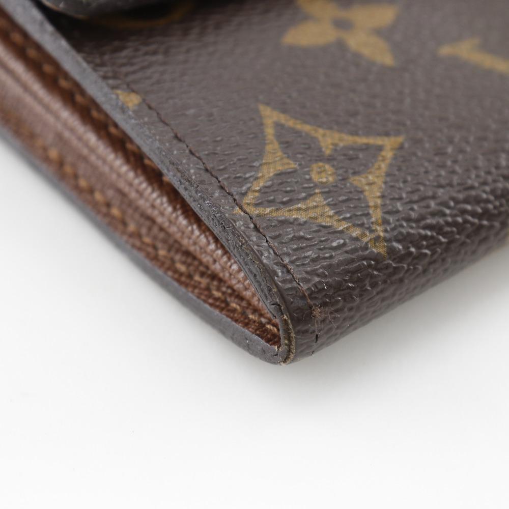 Louis Vuitton Portefeiulle Sarah Purse M61734 Brown Monogram Canvas Unisex Used