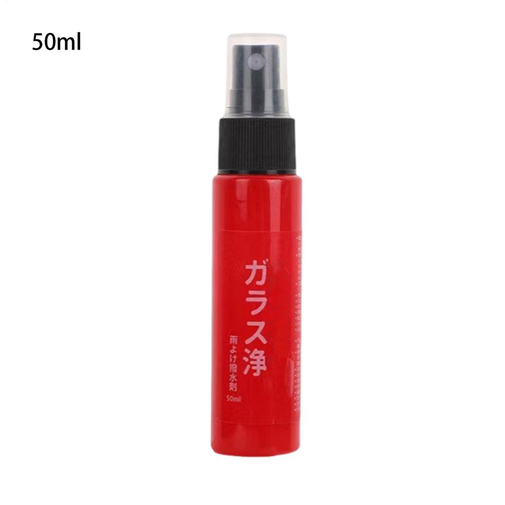 50 мл Водоотталкивающий спрей Покрытие против дождя для автомобильного стекла Жидкость для автомобиля против дождя Маска для зеркала лобового стекла с воском, поглощающим УФ-излучение