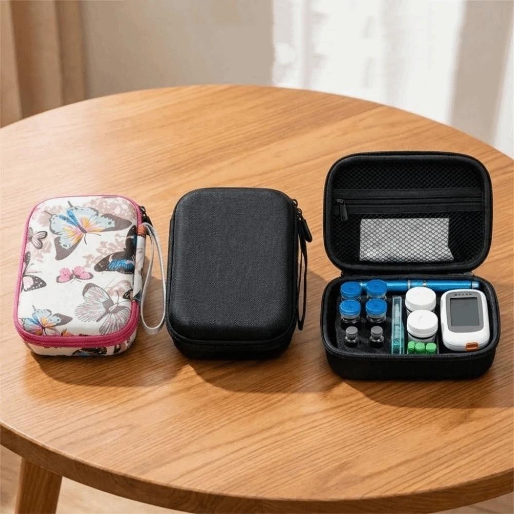 Large Capacity Glucose Meter Storage Box Thickened Insulin Vial Protector Insulin Organizer Travel