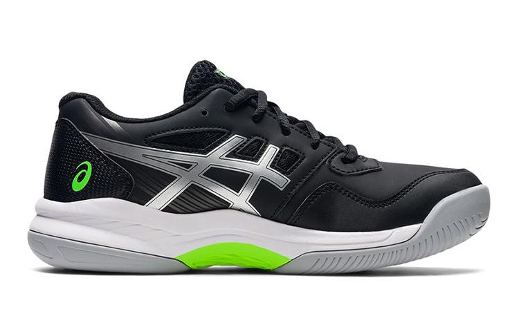 Asics Гелевые Игровые 8 Низкие Детские Беговые Кроссовки Черно-Серебристые Детские 1044A025-004